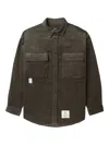 Alpha Industries Corduroy Pocket Shirt In Green