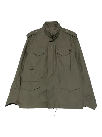 Alpha Industries Cotton-blend Parka In Green