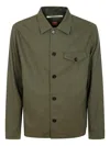 Alpha Industries Cotton Shirt Jacket In Gray