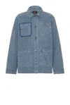 Alpha Industries Ctn Chore Coat In Airborne Blue