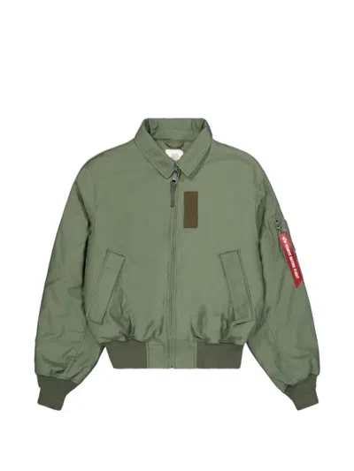 Alpha Industries Cvc Bomber Jacket In Green