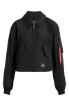 Alpha Industries Cwu 36/p Relaxed Flight Jacket In Gray