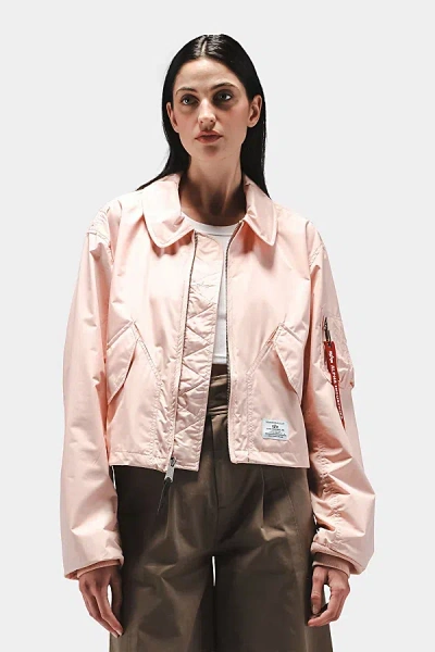 Alpha Industries Cwu 36/p Relaxed Flight Jacket In Blush Pink, Women's At Urban Outfitters