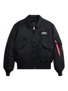 Alpha Industries Cwu 45/p Flight Jacket In Black