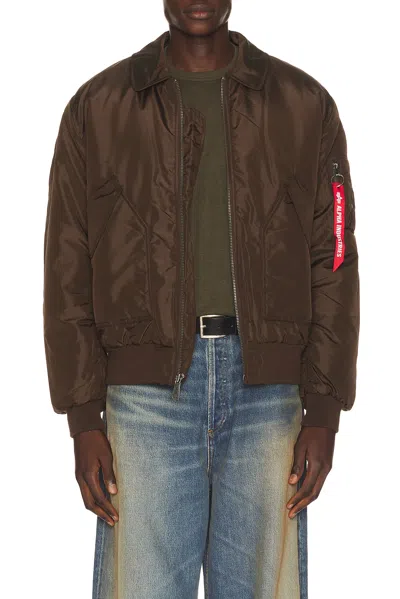 Alpha Industries Cwu 45/p Relaxed Fit Flight Jacket In Hickory