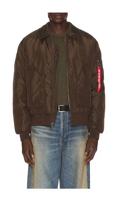 Alpha Industries Cwu 45/p Relaxed Fit Flight Jacket In Hickory