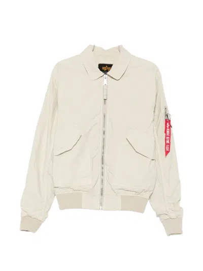 Alpha Industries Cwu-36/p Jacket In Neutral