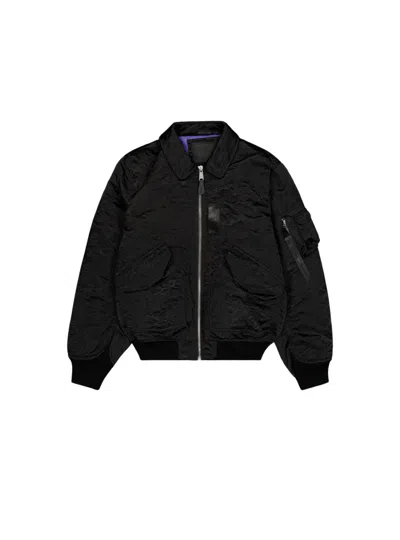 Alpha Industries Cwu-45/p Camo Embroidery Uv In Black