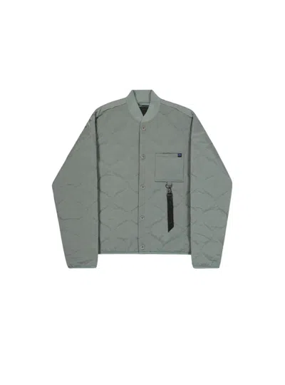 Alpha Industries Cwu-9/p Quilted Jacket Uv In Gray
