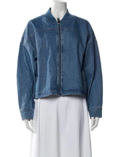 Pre-owned Alpha Industries Denim Jacket In Blue