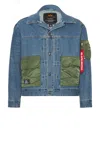 ALPHA INDUSTRIES DENIM JACKET
