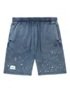 Alpha Industries Denim Shorts In Blue