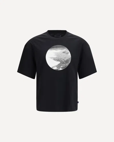 Alpha Industries T-shirt Desert Con Stampa In Black
