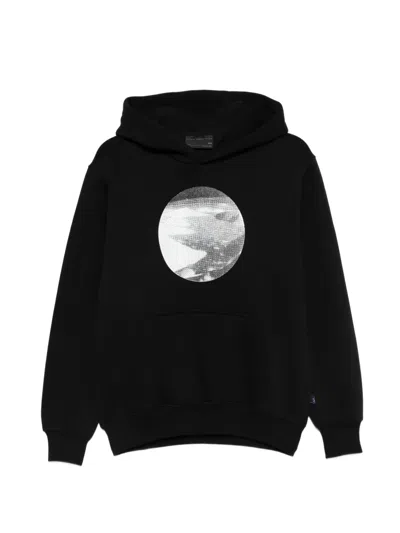 Alpha Industries Desert-print Hoodie In Black