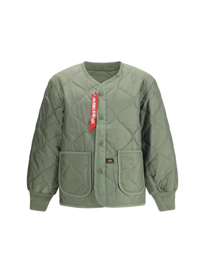 Alpha Industries Als Liner Heritage Field Jacket In Green