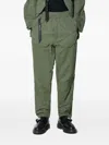Alpha Industries Drawstring Tapered Trousers In Green