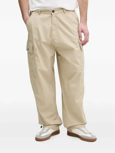 Alpha Industries Drawstring-hem Wide-leg Trousers In Multi