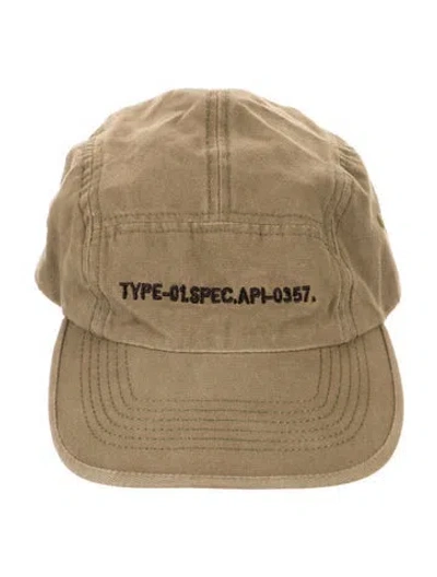 Pre-owned Alpha Industries Embroidered Baseball Hat In Green