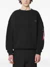 Alpha Industries Essentials Rl Crew-neck Sweatshirt In Black