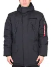 Alpha Industries Expedition Parka Jacket For Men In Black