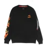 Alpha Industries Flame Sweater X Hot Wheels Men's Crewneck Sweatshirt Black In Black