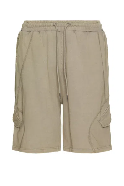 Alpha Industries French Terry Short In Mid Grey