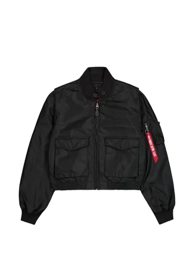 Alpha Industries G-8 Wep 1973 Heritage Zipped Bomber Jacket In Black