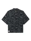 Alpha Industries Graphic-pattern Short-sleeve Shirt In Black