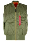 Alpha Industries Men S Ma-1 Heritage Vest Sage In Green