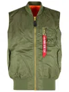 Alpha Industries Men S Ma-1 Heritage Vest Sage In Green