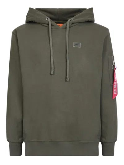 Alpha Industries Green X-fit Hoodie