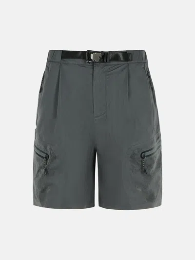 Alpha Industries Grey Polyester Bermuda Shorts