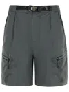 ALPHA INDUSTRIES ALPHA INDUSTRIES GREY POLYESTER BERMUDA SHORTS