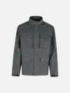 Alpha Industries Grey Polyester Jacket In Grey