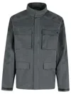 Alpha Industries Grey Polyester Jacket In Gray