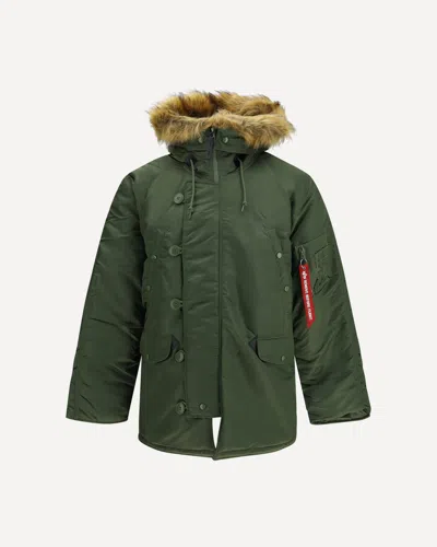 Alpha Industries Heritage Winter N-2b Jacket In Green