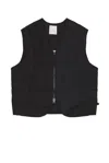 Alpha Industries Insulated Vest In Black
