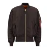 Alpha Industries Bomber Ma-1 In Brown