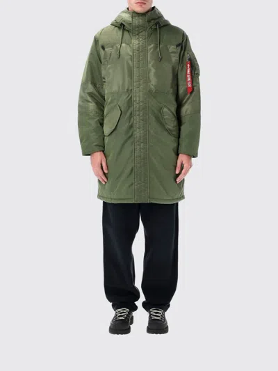 ALPHA INDUSTRIES COAT ALPHA INDUSTRIES MEN COLOR GREEN,H59365012