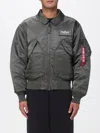 Alpha Industries Cwu 45 Heritage Bomber Jacket In Black