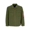Alpha Industries Jacket  Twill Overshirt In Green