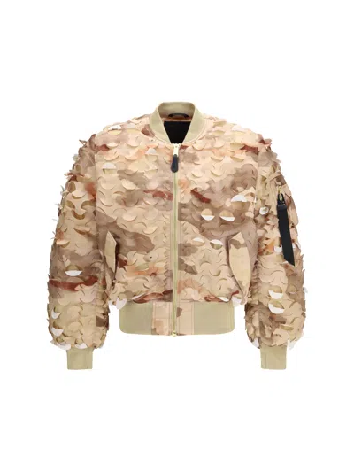 Alpha Industries Jacket In Brown