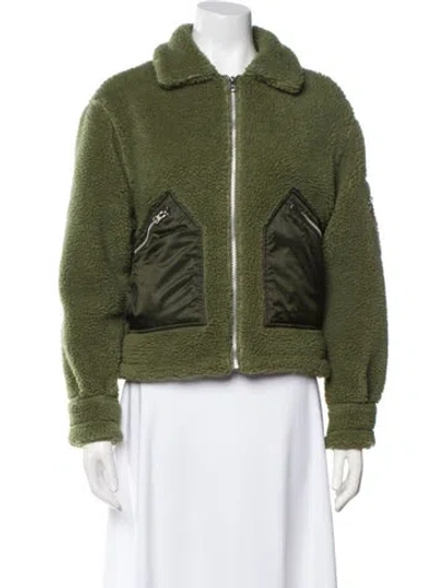 Pre-owned Alpha Industries Jacket In Green