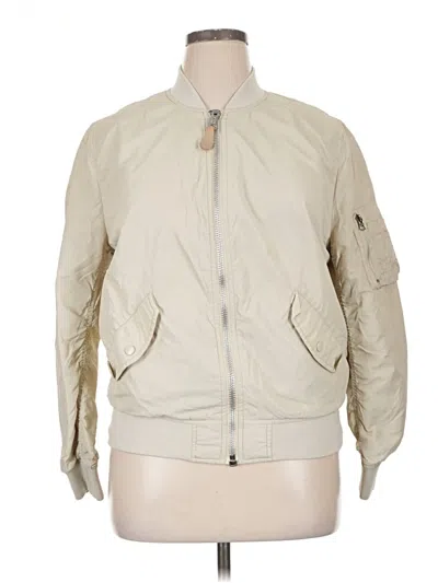 Pre-owned Alpha Industries Jacket In Ivory