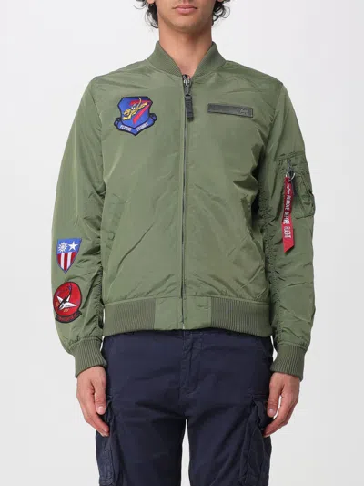 Alpha Industries Jacket  Men Color Green
