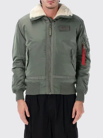 Alpha Industries Jacket Men Color Green