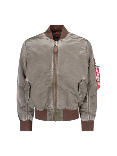 Alpha Industries Jackets In Brown