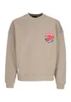 Alpha Industries Japan Wave Warrior Crewneck Men's Sweatshirt Vintage Sand In Vintage Sand
