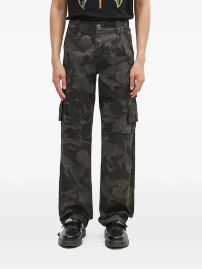 Alpha Industries Jat Camouflage Cargo Trousers In Gray