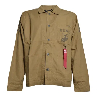Alpha Industries Coats In Brown